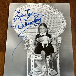 The Addams Family Lisa Loring WEDNESDAY ADDAMS Photo Signed Autographed Picture
